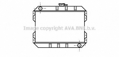 AVA QUALITY COOLING fd2054 -  Радиатор, охлаждение двигателя